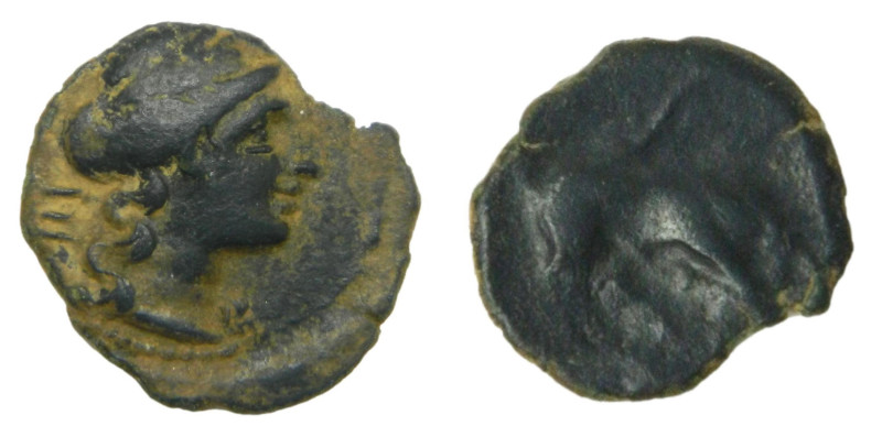 Galia (Francia). Massalia (Marsella). Pequeño bronce Romano "au Taureau". 100 a ...