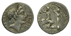 Gens Caecilius Metellus. 96 a.C. Denario. (Cal.286) Ar 4,04 gr. 
MBC