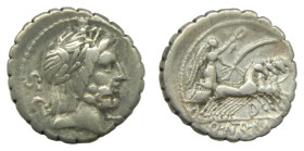 Gens Antonia. 83-82 a.C. Denario. C. Antius. (Craw. 364/1d). Ar 4,15 gr.
MBC