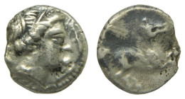 EMPORITON. Imitación dracma iberica, finales s III a.C. 4,52 gr.
BC