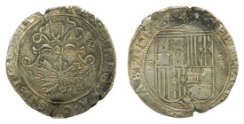 Reyes Católicos (1474-1504). Sevilla. 4 reales. S/F (AC564) Ar. 13,37 gr. 
MBC