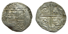 Felipe II (1556-1598). S/F. 1 real. Sevilla. (AC258)). Ar. 3,36 gr.
MBC