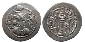 SASANIAN KINGS. Zamasp. 497-499 AD. AR Drachm.