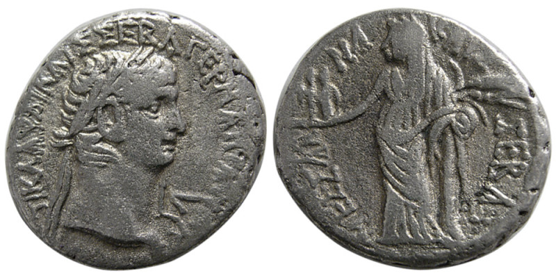 ROMAN EGYPT. Claudius, 45-54 AD. Billon Tetradrachm (11.73 gm; 26 mm). Struck ye...