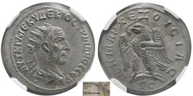 SYRIA, Trajan Decius. AD. 249-251. BI Tetradrachm. NGC-AU.