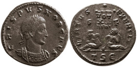 ROMAN EMPIRE; Crispus, as Caesar, AD. 317-326. Æ Follis.