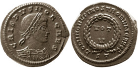 ROMAN EMPIRE; Crispus, as Caesar, AD. 317-326. Æ Follis.