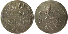 OTTOMAN EMPIRE, Turkey. Abdul Hamid I. 1774-1789. AR Piastra.