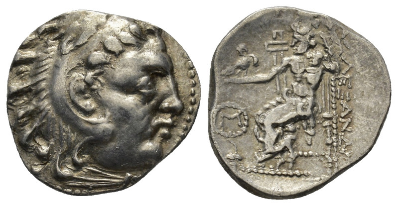 Kingdom of Macedon, Alexander III 'the Great' AR Drachm. Chios, circa 290-275 BC...