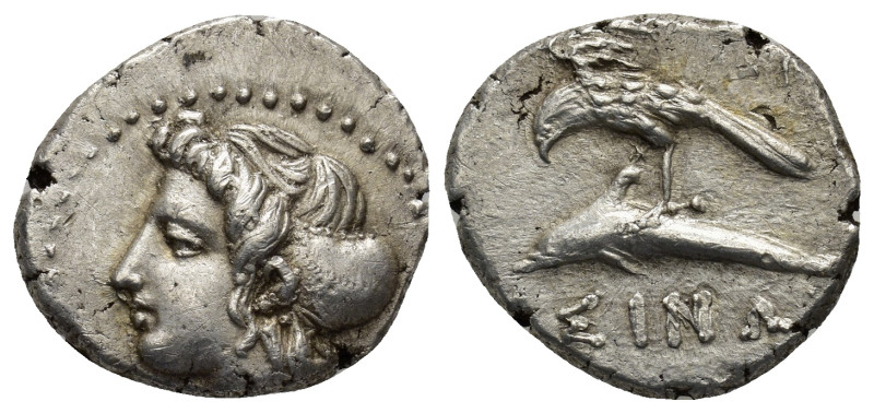 PAPHLAGONIA. Sinope. Siglos or Drachm (Circa 330-300 BC). (6 Gr. 19mm.)
Head of ...