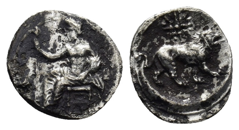 CILICIA, Tarsos. Mazaios. Satrap of Cilicia, 361/0-334 BC. AR Obol (0.7 Gr. 11mm...