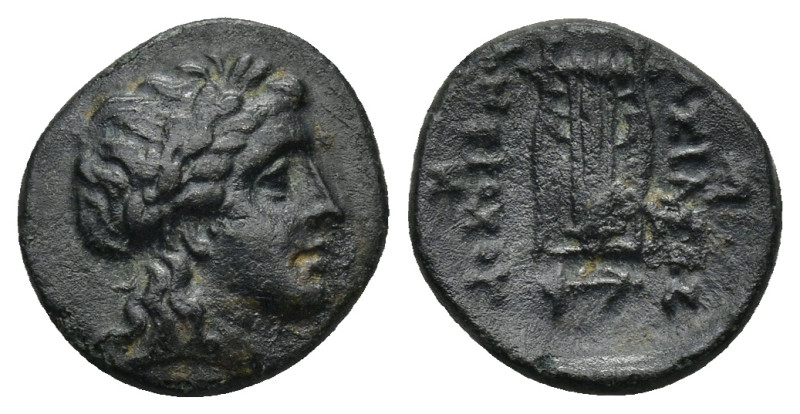 SELEUKID KINGDOM. Antiochos II Theos (261-246 BC). AE. Sardes. (1.9 Gr. 13mm. ) ...