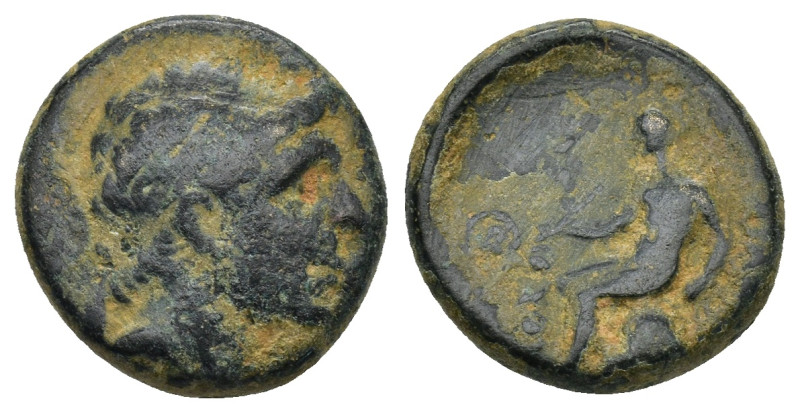 SELEUKID EMPIRE. Antiochos I Soter. 281-261 BC. Æ (15mm, 4.0 g). Antioch on the ...