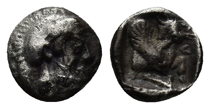 MYSIA, Adramytion(?). Orontes. Satrap of Mysia, circa 357-352 BC. AR Eighth Sigl...