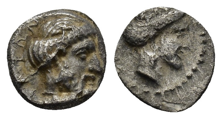 CILICIA, Tarsos. Datames Satrap of Cilicia and Cappadocia, 384-361/0 BC. AR Obol...