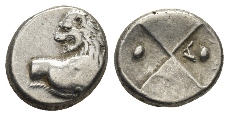 THRACE. Chersonesus. Ca. 4th century BC. AR hemidrachm (18mm, 2,38 g). Persic st...