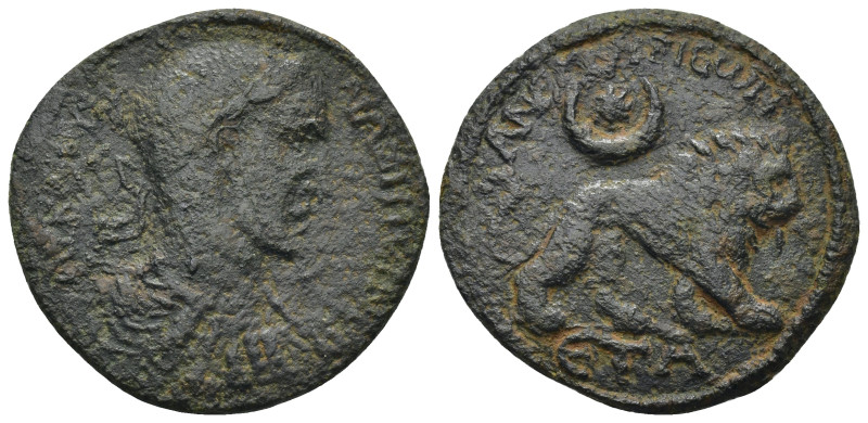 Cilicia. Anemurion. Maximinus I Thrax AD 235-238. AE (13.8 Gr. 31mm.) 
Radiate a...