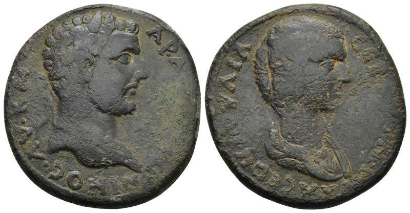 SYRIA, Seleucis and Pieria. Seleucia Pieria. Caracalla, with Julia Domna. AD 198...