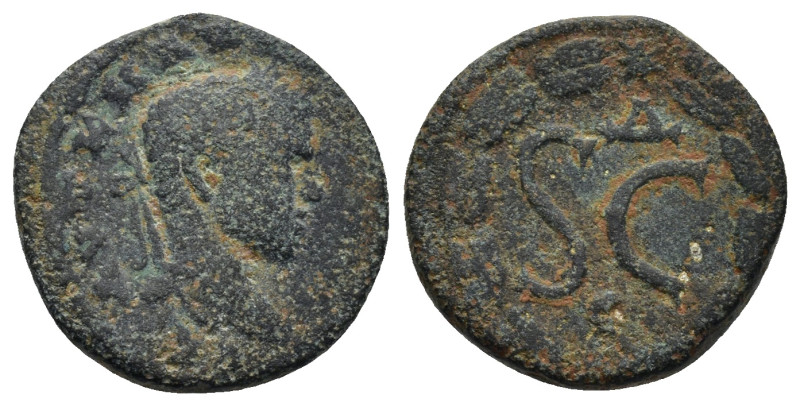 SYRIA, Seleucis and Pieria. Antioch . Elagabalus. AD 218-222. Æ As (18mm, 5.34 g...