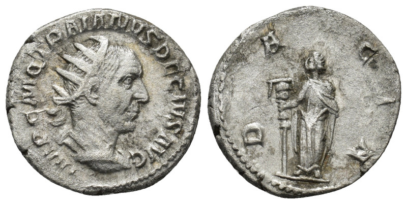 TRAJAN DECIUS (A.D. 249-251) Antoninian, Rome (4.4 Gr. 20mm.)
Radiate, cuirassed...