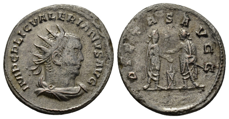 Valerian I. A.D. 253-260. BI Antoninianus (3.4 Gr. 23mm.). Samosata. 
Radiate, d...