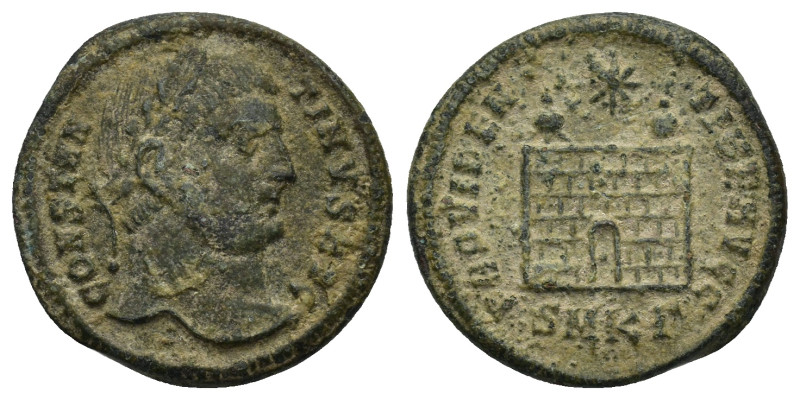 Constantine I. A.D. 307/10-337. Æ Follis (19mm, 3.48 g). Cyzicus mint, A.D. 324-...