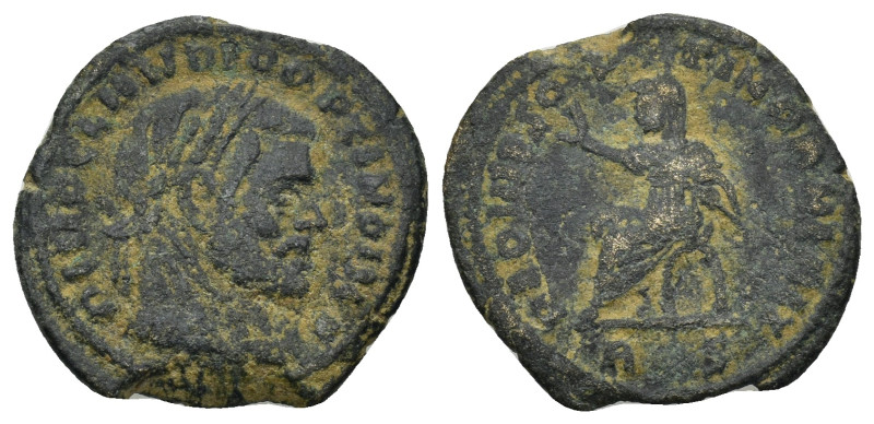 DIVUS CLAUDIUS II GOTHICUS, Died 270 AD. AE, Follis. (20mm, 2.62 g) Rome. Obv: D...