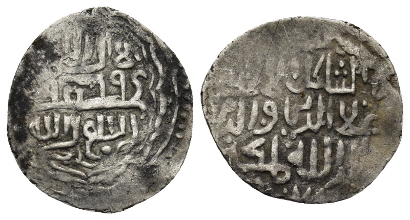 Uncertain Islamic Silver Coins (1.36 Gr. 18mm.)