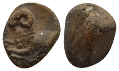 Library terracotta seal. Forepart of ram left. 14mm, 1.3 gr.