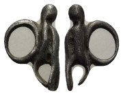 Silver idole pendant 13mm, 0.68 gr.