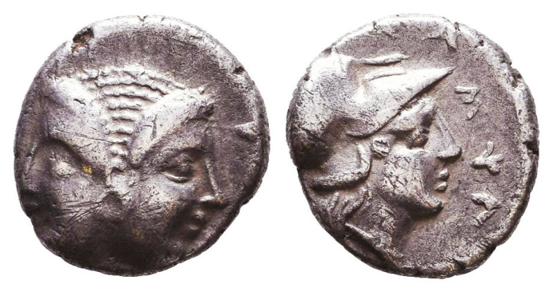 Greek Obol, Ca. 5th-3rd Century BC. AR.

Reference:

Condition: Very Fine
...