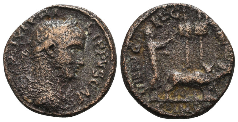 Roman Provincial Coins, Ae
Reference:

Condition: Very Fine

Weight: 6,2 gr...