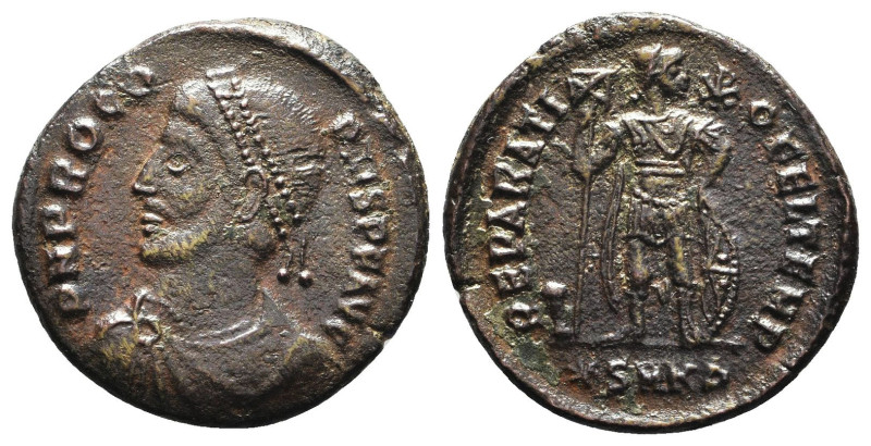 PROCOPIUS, Usurper 365-366 AD. AE Follis.
Reference:

Condition: Very Fine
...