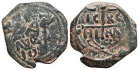 Crusaders Coins AE, 11th - 13th Centuries. 
Reference:

Condition: Very Fine

Weight: 5,2 gr
Diameter: 22,8 mm