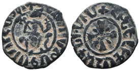 Armenian Coins Ae, 11th - 13th Centuries. 
Reference:

Condition: Very Fine

Weight: 4,8 gr
Diameter: 21,9 mm