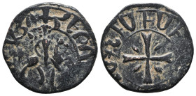 Armenian Coins Ae, 11th - 13th Centuries. 
Reference:

Condition: Very Fine

Weight: 6 gr
Diameter: 23,2 mm