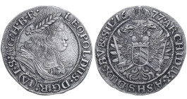 Austria, Leopold I (1674 - 1692). 6 kreuzer 1677 year, Silver, 2,6 g, KM#1185

Estimate: 100-150 EUR