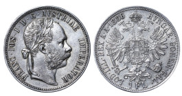 Austria, Franz Joseph I (1848 - 1866). 1 Florin 1886 year, Silver, 12,34, KM# 2222

Estimate: 20-50 EUR