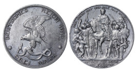 Germany (Prussia), William II (1888 - 1918). 3 Marks 1913 year, Silver, 16,66 g, KM# 534, Declaration of war of Prussia against

Estimate: 20-40 EUR