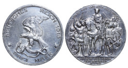 Germany (Prussia), William II (1888 - 1918). 3 Marks 1913 year, Silver, 11,11 g, KM# 532, 100th Anniversary of the Prussians entering the war against ...