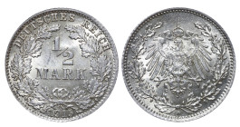 Germany (Württemberg), Vilhelms II (1891 - 1918),1/2 marks 1915 year, Silver, 2,7 g, KM# 17

Estimate: 5-10 EUR
