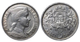 Latvia, Alberts Kviesis (1930 - 1936). 5 Lats 1932 year, Silver, 25 g. KM# 9

Estimate: 30-50 EUR