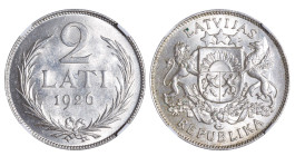 Latvia, Janis Chakste (1922 - 1927). 2 Lats 1926 year, Silver, 10 g, KM#8, NGC MS 63 (6631637-003)

Estimate: 30-70 EUR