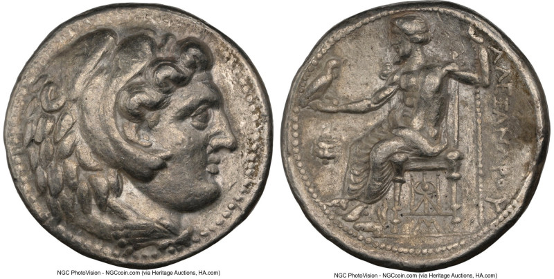 MACEDONIAN KINGDOM. Alexander III the Great (336-323 BC). AR tetradrachm (26mm, ...