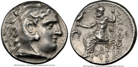 MACEDONIAN KINGDOM. Alexander III the Great (336-323 BC). AR drachm (16mm, 1h). NGC Choice XF. Posthumous issue of Miletus, ca. 300-295 BC. Head of He...