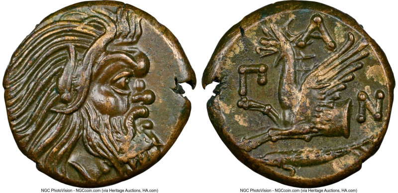 CIMMERIAN BOSPORUS. Panticapaeum. Ca. 4th Century BC. AE (20mm, 7.61 gm, 12h). N...