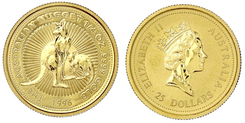 Ausländische Goldmünzen und -medaillen

Australien

Elisabeth II., 1952-2022...