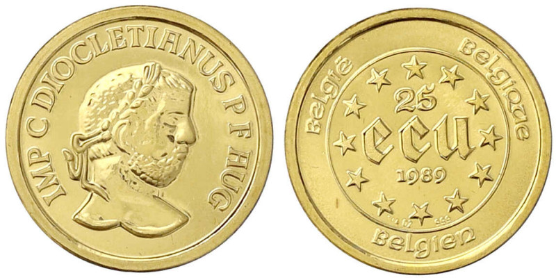 Ausländische Goldmünzen und -medaillen

Belgien

Baudouin, 1951-1993

25 E...