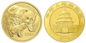 Ausländische Goldmünzen und -medaillen

China

Volksrepublik, seit 1949

100 Yuan 2004. Pandamutter bei der Liebkosung ihres Nachwuchses. 1/4 Un...