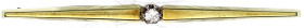 Schmuck und Accessoires aus Gold

Broschen

Stabbrosche, Gelbgold 585/1000 mit kl. Brillant. Länge 62 mm; 2,79 g